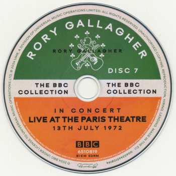 18CD/Box Set/2Blu-ray Rory Gallagher: The BBC Collection DLX