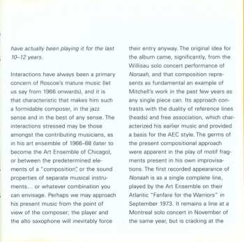 2CD Roscoe Mitchell: Nonaah