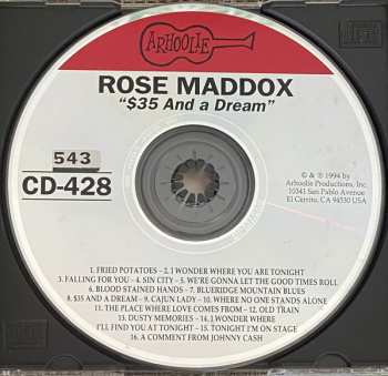 CD Rose Maddox: $35 And A Dream