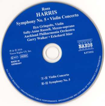 CD Ilya Gringolts: Symphony No. 5 • Violin Concerto