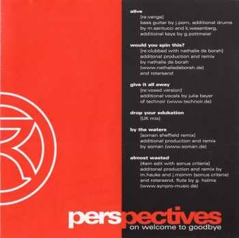 CD Rotersand: Dare To Live - Perspectives On Welcome To Goodbye