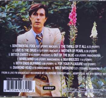 CD Roxy Music: The Thrill Of It All New York Broadcast 1976