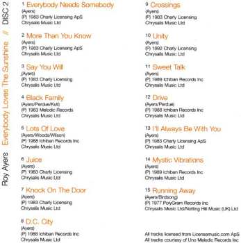 2CD Roy Ayers: Everybody Loves The Sunshine