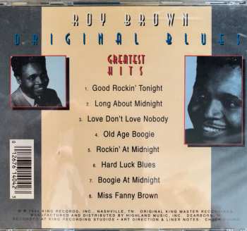 CD Roy Brown: Original Blues, Greatest Hits