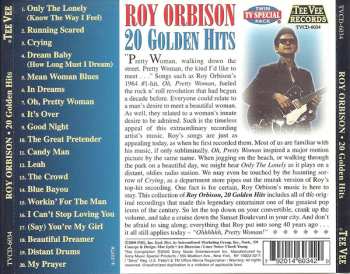 CD Roy Orbison: 20 Golden Hits