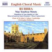 Album St. John's College Choir: Nine Tenebrae Motets; Magnificat & Nunc Dimittis In A Flat; Missa In Honorem Sancti Dominici; Missa Cantauriensis