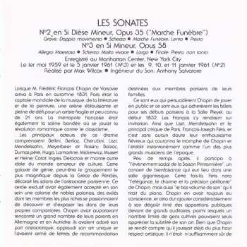 CD Frédéric Chopin: The Chopin Collection: The Sonatas - Fantaisie In F Minor, Op. 49.