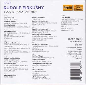 10CD Rudolf Firkušný: Soloist And Partner