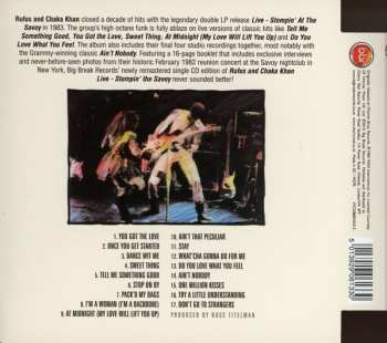 CD Rufus & Chaka Khan: Live (Stompin' At The Savoy)