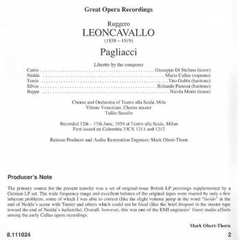 CD Tullio Serafin: Pagliacci