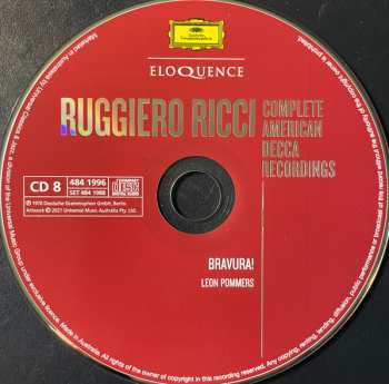 9CD/Box Set Ruggiero Ricci: Complete American Decca Recordings