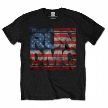 Merch Run-DMC: T-shirt Americana Logo Run Dmc 