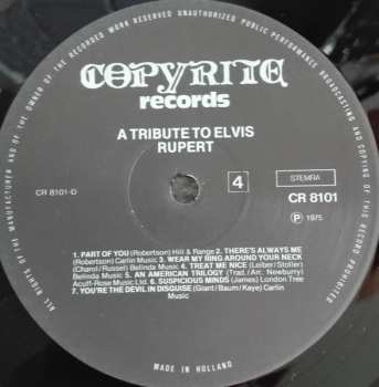 3LP Rupert: A Tribute To Elvis, 44 Greatest Hits