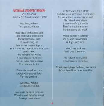 CD Rupert Hine: Fighting Apathy With Shock - The Best Of Rupert Hine As "Thinkman"