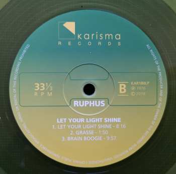 LP Ruphus: Let Your Light Shine LTD | CLR