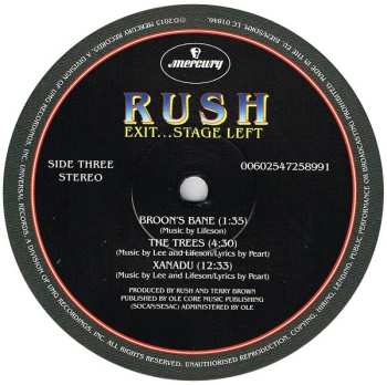 2LP Rush: Exit... Stage Left