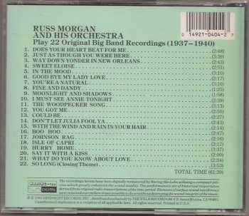 CD Russ Morgan And His Orchestra: 22 Original Big-Band Recordings