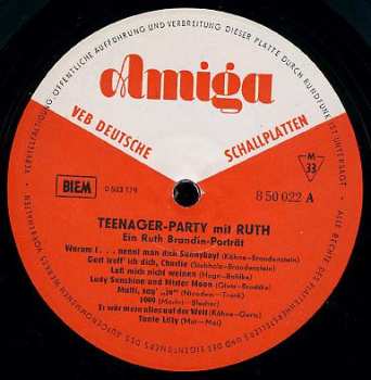 LP Ruth Brandin: Teenager-Party Mit Ruth (Ein Ruth Brandin-Porträt)