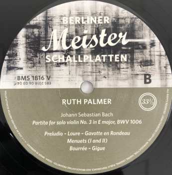 LP Ruth Palmer: Johann Sebastian Bach NUM