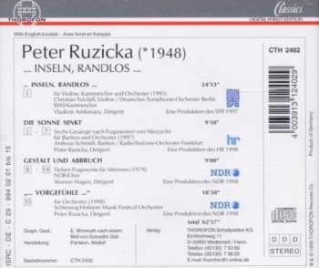 CD Peter Ruzicka: ... Inseln, Randlos ...