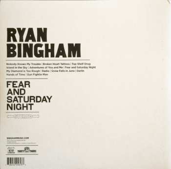 2LP Ryan Bingham: Fear And Saturday Night