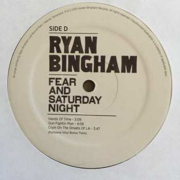 2LP Ryan Bingham: Fear And Saturday Night