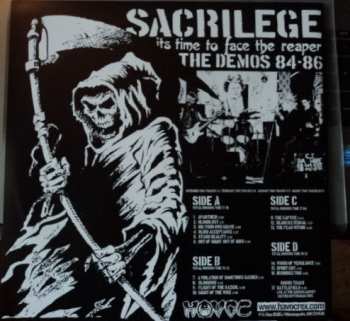 2LP Sacrilege: Its Time To Face The Reaper The Demos 84-86 CLR