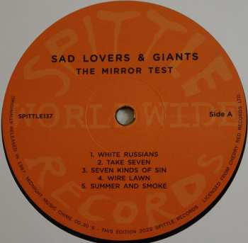 LP Sad Lovers And Giants: The Mirror Test