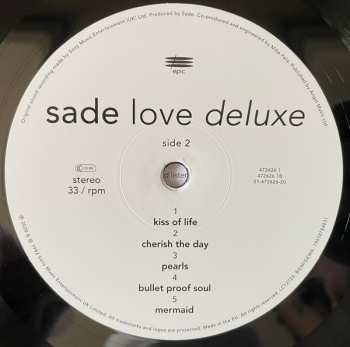 LP Sade: Love Deluxe DLX