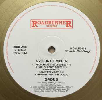 LP Sadus: A Vision Of Misery CLR | LTD | NUM