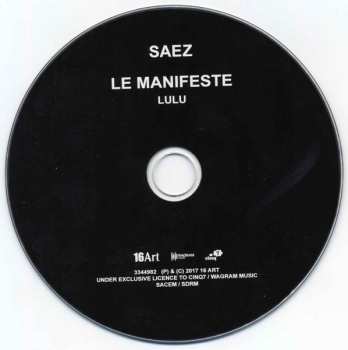 3CD Saez: Le Manifeste - Lulu DIGI