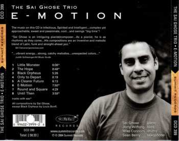 CD Sai Ghose Trio: E-Motion