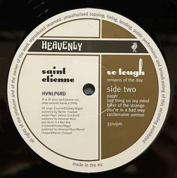 3LP/SP/Box Set Saint Etienne: So Tough LTD
