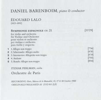 CD Daniel Barenboim: Symphony No. 3 "Organ" / Symphonie Espagnole