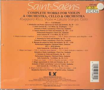 2CD Camille Saint-Saëns: Complete Works For Violin & Orchestra and Cello & Orchestra