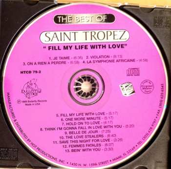CD Saint Tropez: The Best Of Saint Tropez : Fill My Life With Love