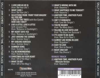 CD Sally Ann Howes: Another Time, Another Place LTD