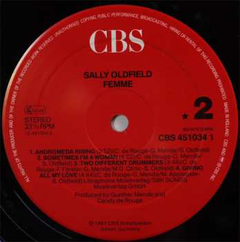 LP Sally Oldfield: Femme