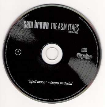 4CD/DVD/Box Set Sam Brown: The A&M Years 1988-1990 