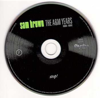 4CD/DVD/Box Set Sam Brown: The A&M Years 1988-1990 
