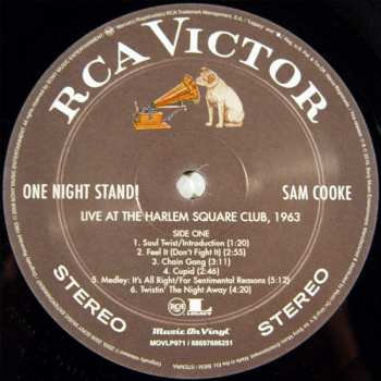 LP Sam Cooke: Sam Cooke Live At The Harlem Square Club (One Night Stand!)