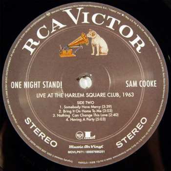 LP Sam Cooke: Sam Cooke Live At The Harlem Square Club (One Night Stand!)