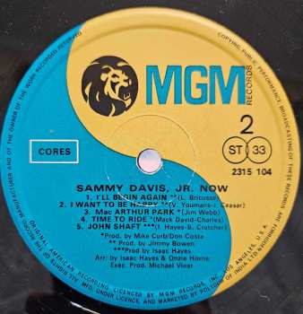 LP Sammy Davis Jr.: Now