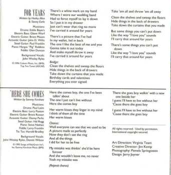 CD Sammy Kershaw: Politics Religion And Her