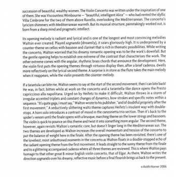 CD Sir William Walton: Violin Concertos