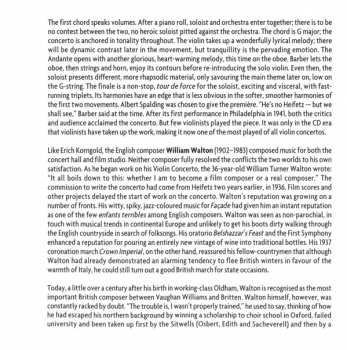 CD Sir William Walton: Violin Concertos