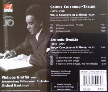 CD Antonín Dvořák: Violin Concertos