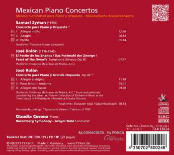 CD Nürnberger Symphoniker: Mexican Piano Concertos