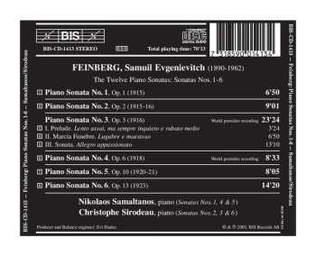 CD Samuil Feinberg: Piano Sonatas Nos. 1 - 6