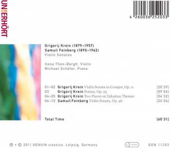 CD Samuil Feinberg: Violin Sonatas